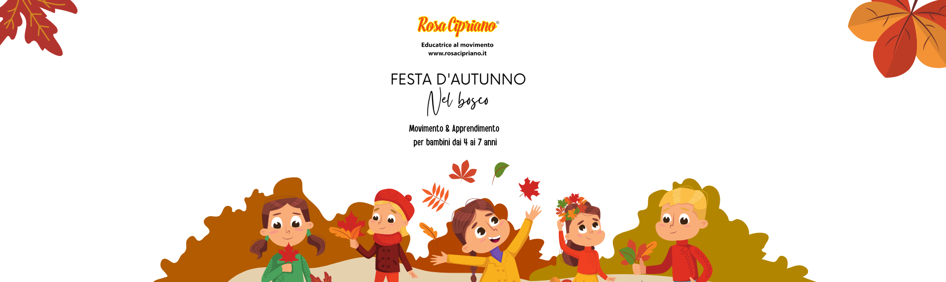 Festa d'autunno nel bosco