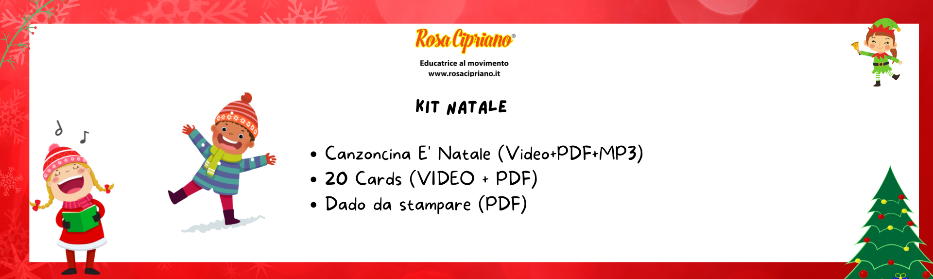 Kit Natale-Canzoncina + Cards e Dado