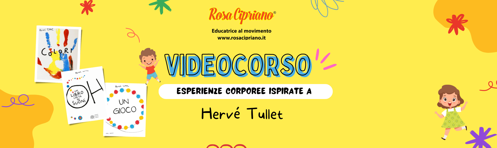 Videocorso Esperienze corporee ispirate a Hervè Tullet