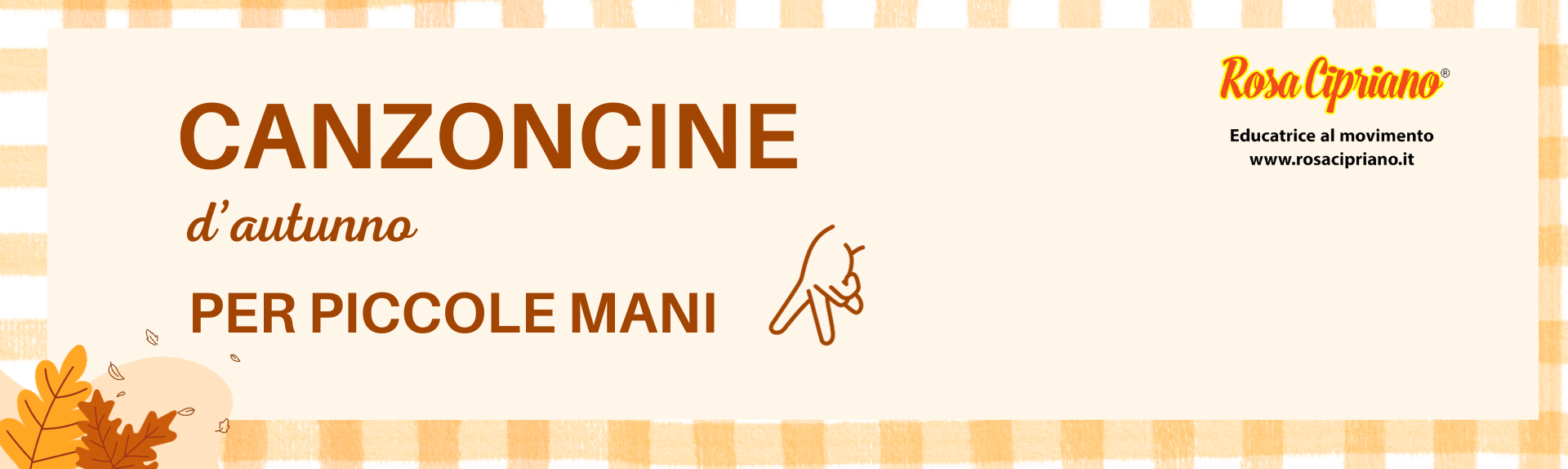 Canzoncine d'autunno per piccole mani