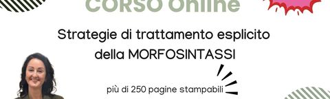 Strategie di trattamento esplicito della Morfo-Sintassi