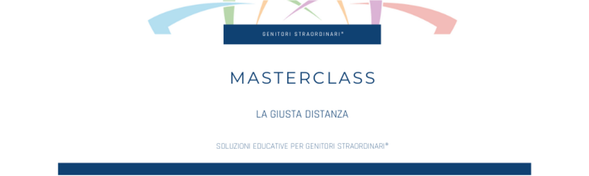 Masterclass: “La Giusta Distanza"