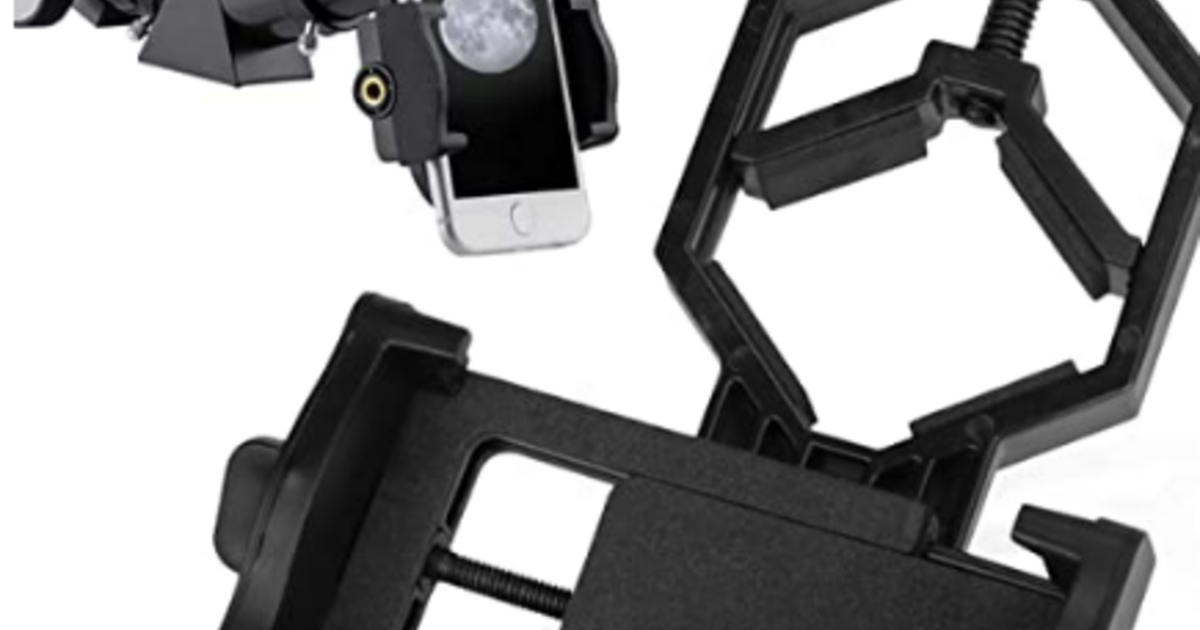 Adattatore Universale Smartphone Cellulare per Telescopio, Cannocchiale, Binocolo, Microscopio per scattare foto e video