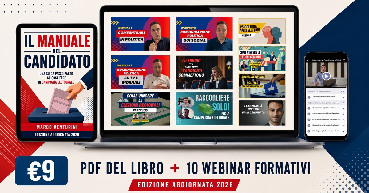 Libro "Il Manuale del Candidato" (Pdf) + 10 webinar