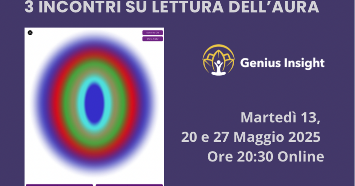 Corso Genius Lettura dell'Aura