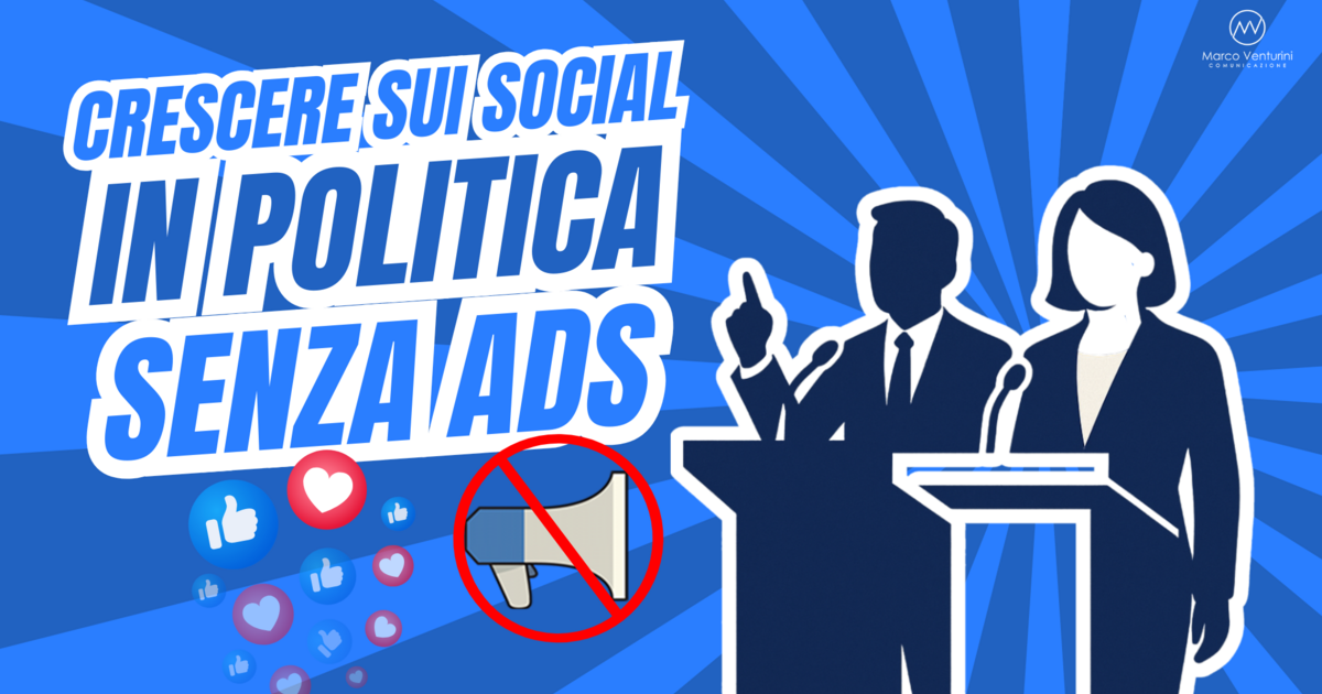 Crescere sui social politici senza ads