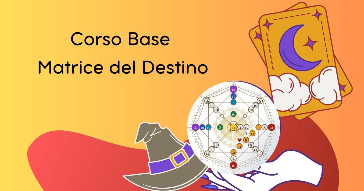Riserva il tuo posto - corso base Matrice del Destino