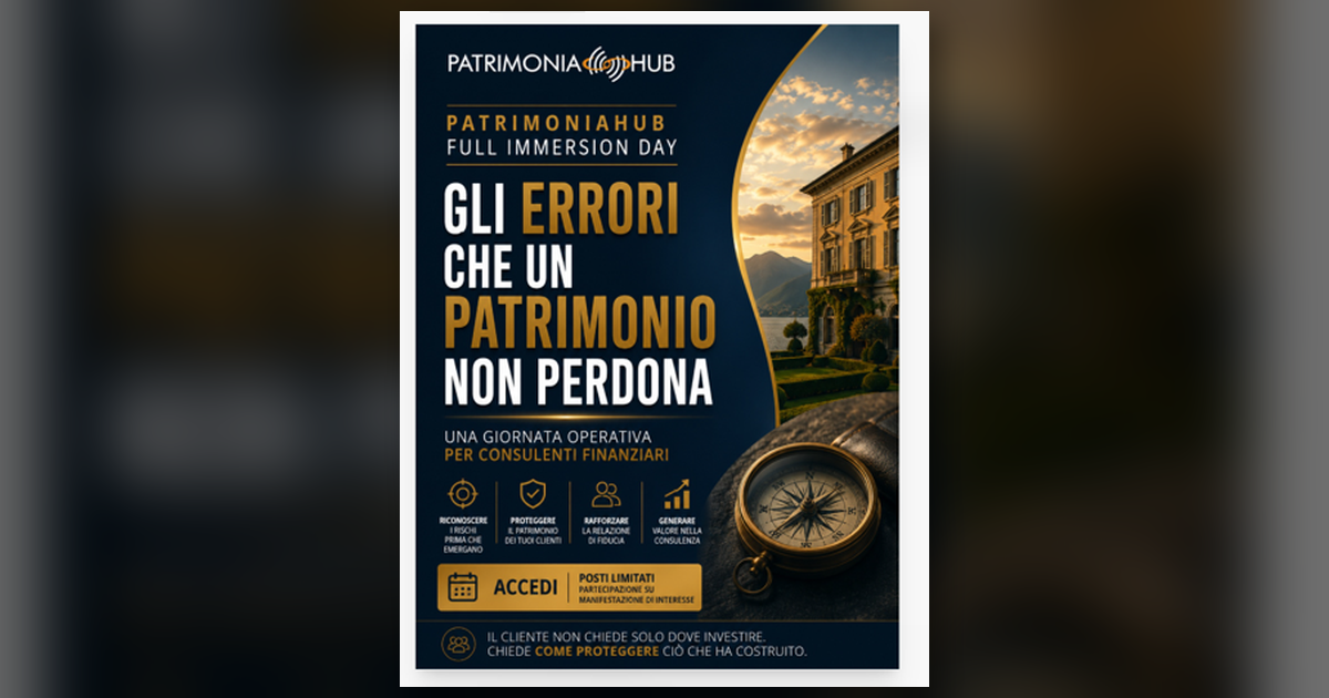 work shop "Gli errori che un patrimonio non perdona"